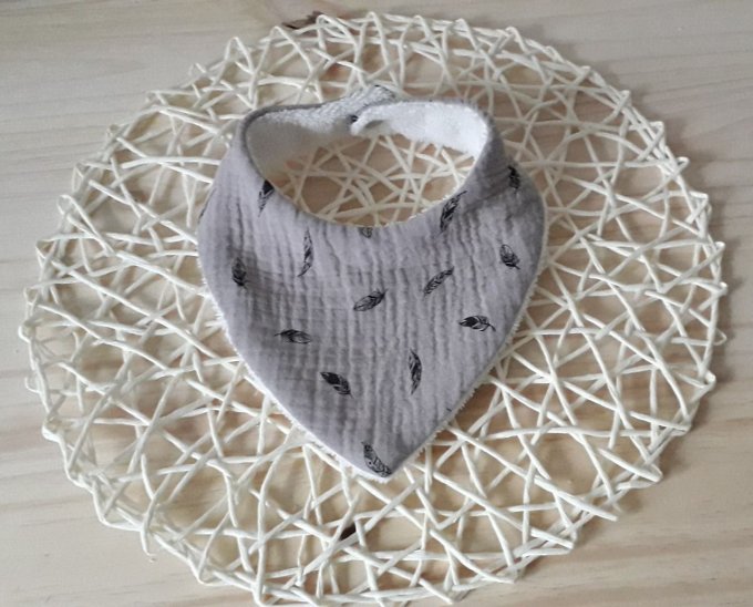 Bavoir bandana bébé mixte taille 0-12 mois